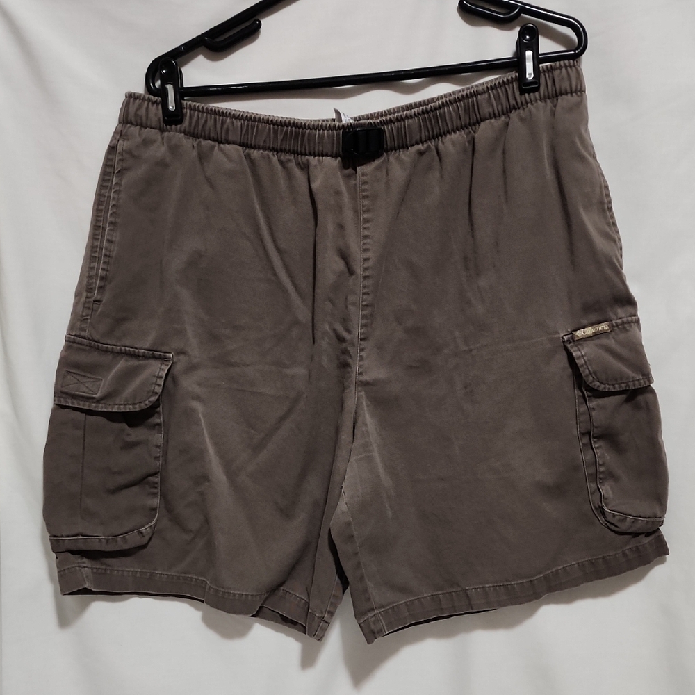 Columbia Men's Cargo Shorts — Taupe/Brown